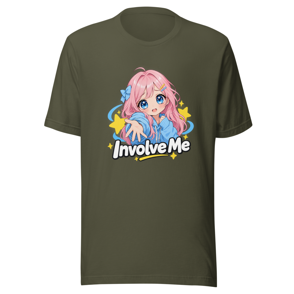 Involve Me T-Shirt: Viral Meme & Kawaii Art - Image 10