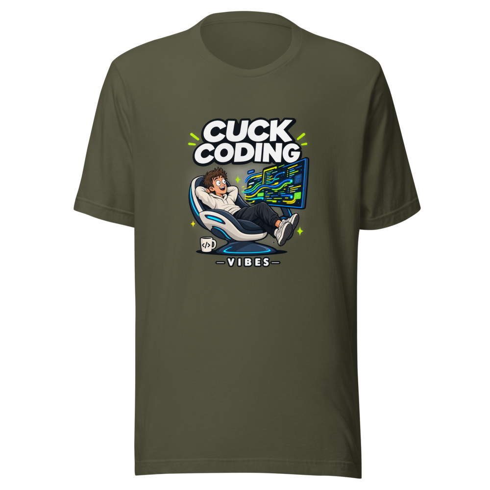 Cuck Coding Vibes T-Shirt - Image 10