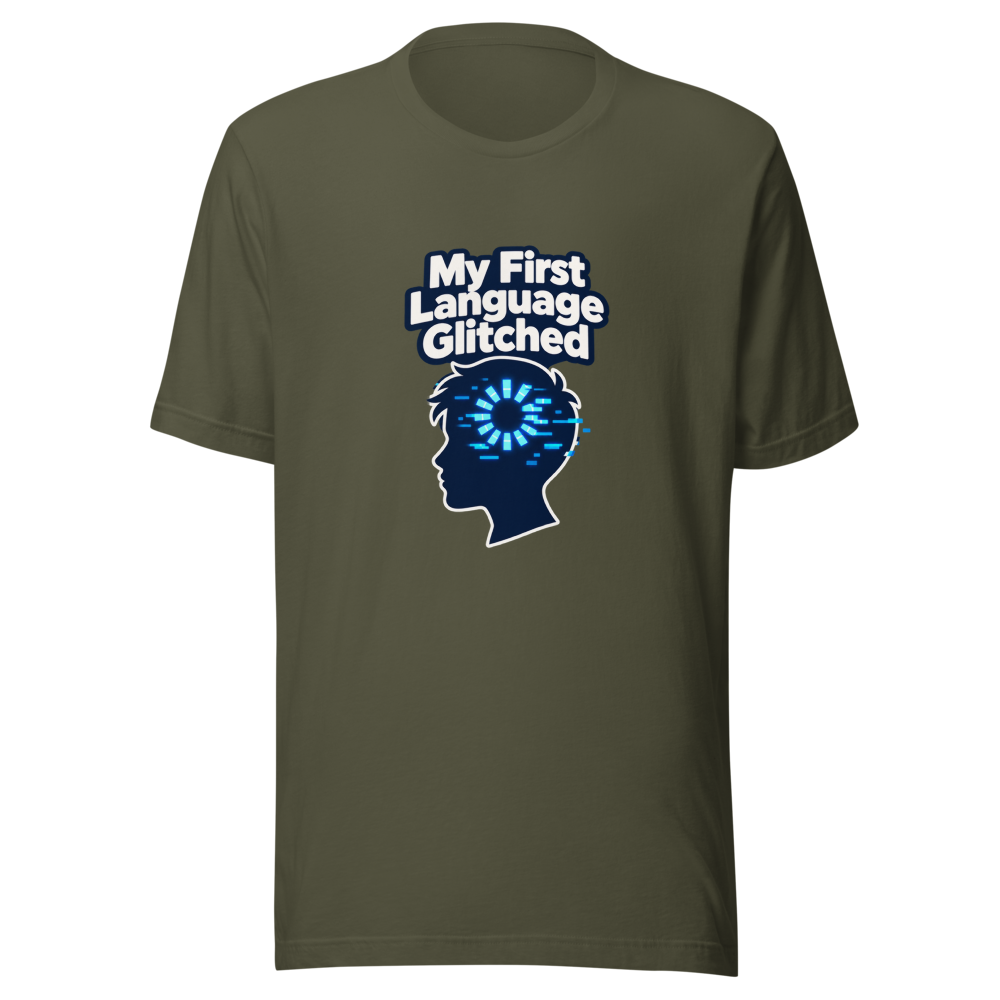 First Language Freeze T-Shirt: Brain Glitch Tee - Image 10