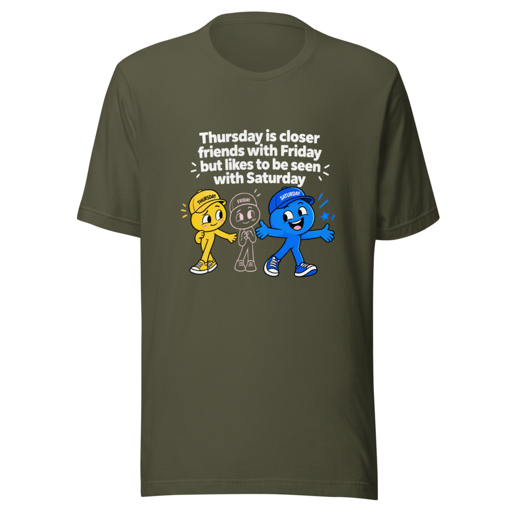 Thursday & Saturday BFF Vibes Tee - Image 10