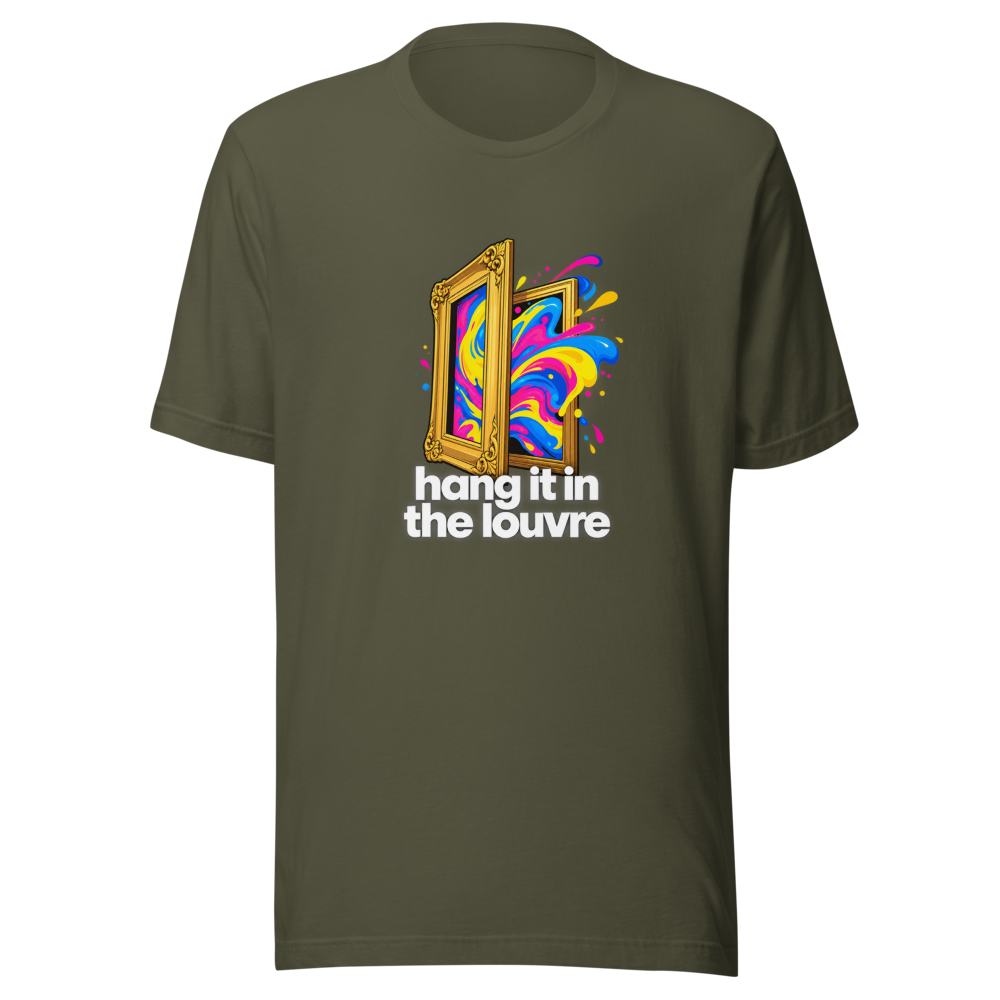 Hang It In The Louvre Viral Art T-Shirt - Image 10