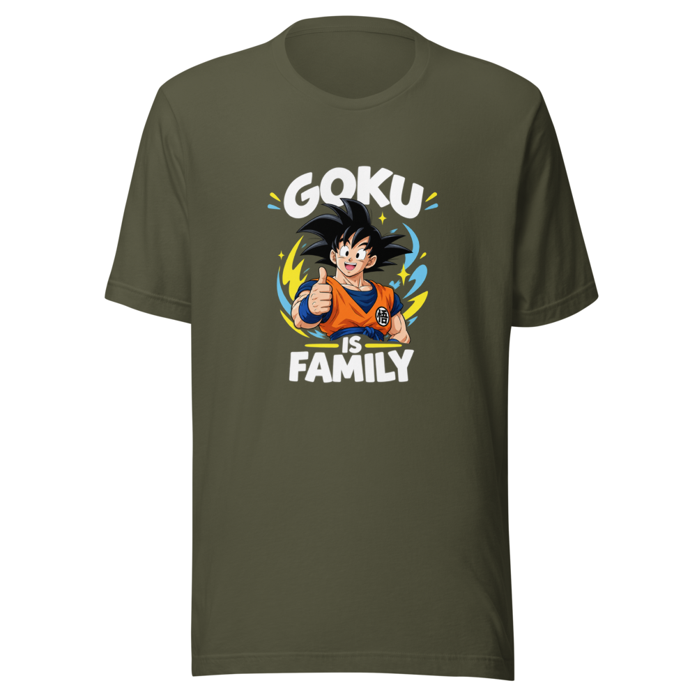 Goku Is Family Not Bae Anime Fan T-Shirt - Image 9