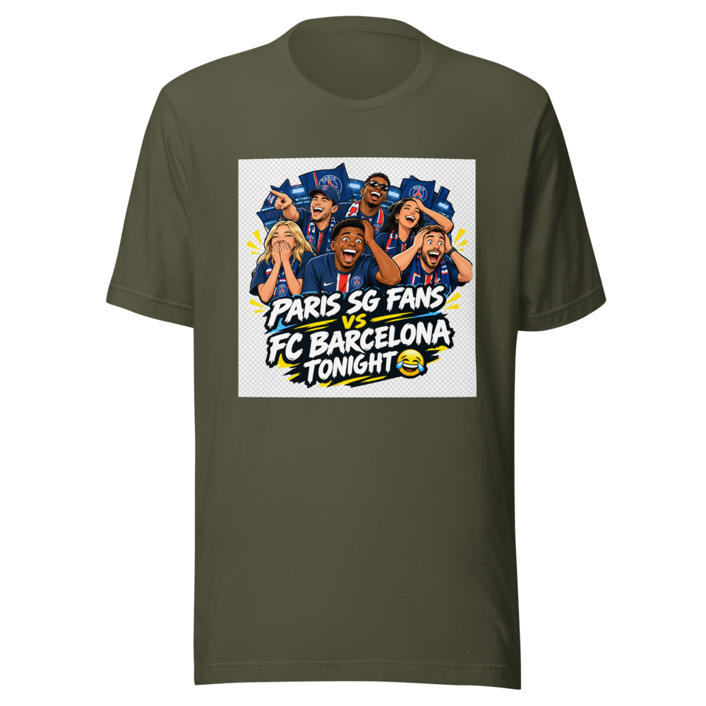 Paris SG Fans FC Barcelona LOL T-Shirt - Image 10