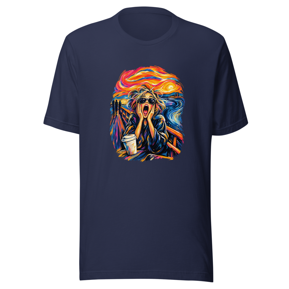 The Greatest Freakout Ever Oil Painting T-Shirt - Image 4