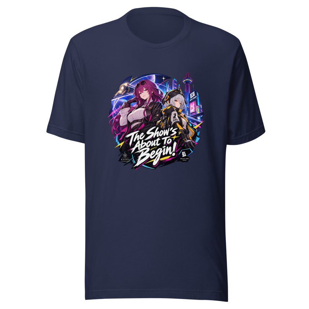 Zenless Zone Zero x Honkai Star Rail Crossover T-Shirt - Image 4