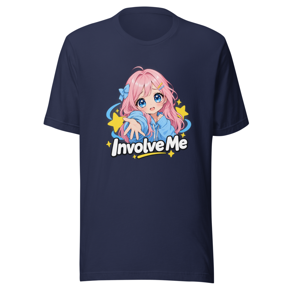 Involve Me T-Shirt: Viral Meme & Kawaii Art - Image 4