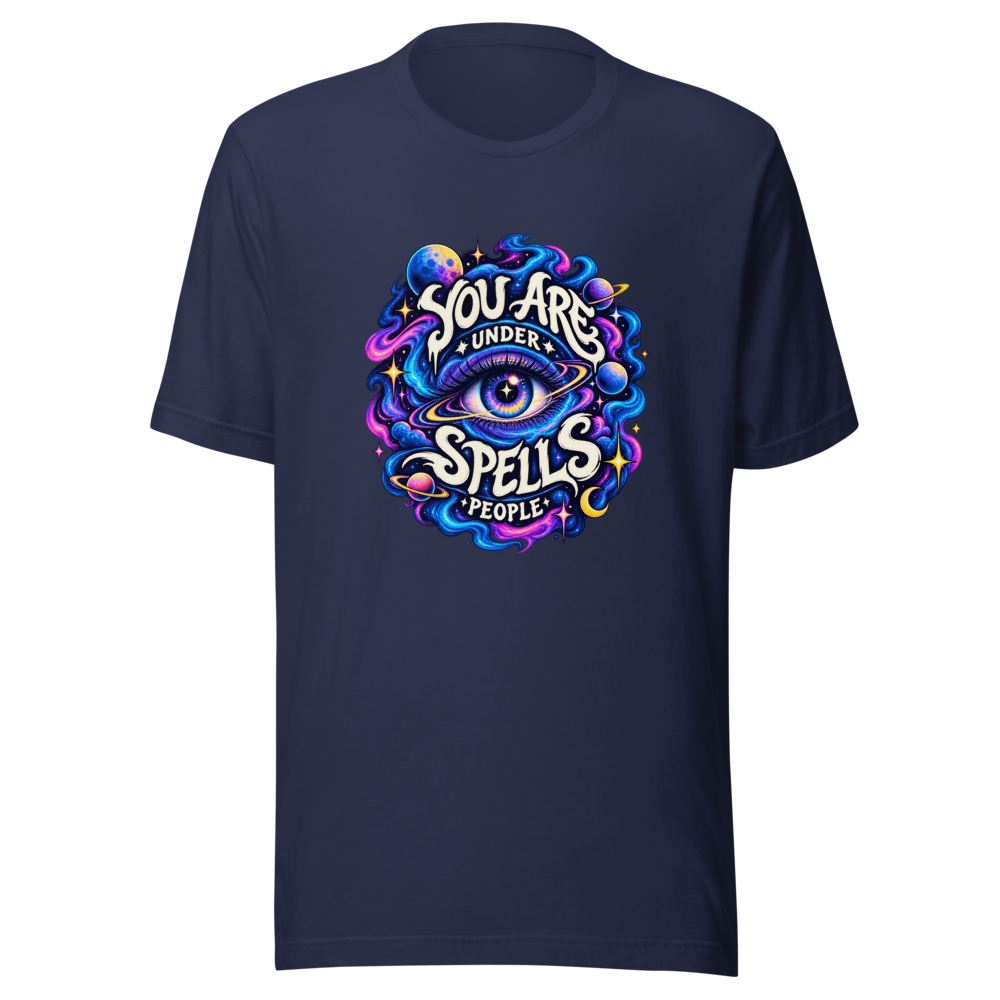 You Are Under Spells Meme T-Shirt - Image 4