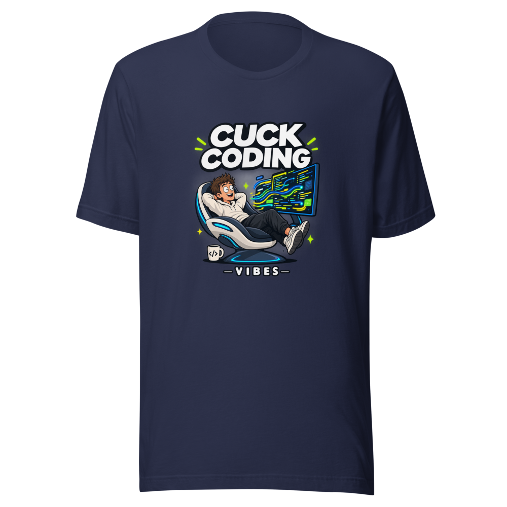 Cuck Coding Vibes T-Shirt - Image 4