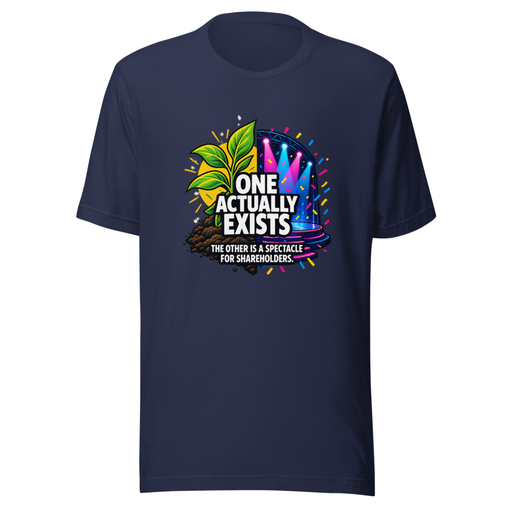 Shareholder Spectacle vs. Real Deal T-Shirt - Image 4