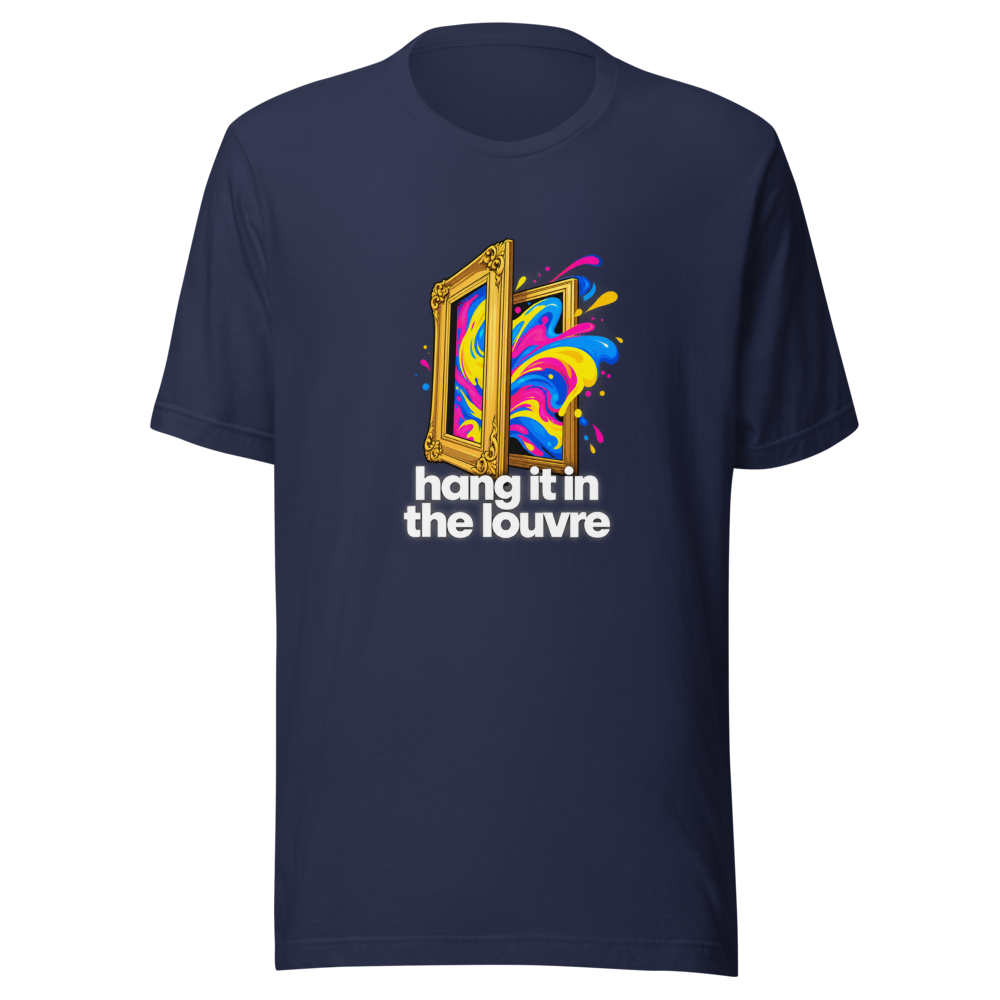 Hang It In The Louvre Viral Art T-Shirt - Image 4