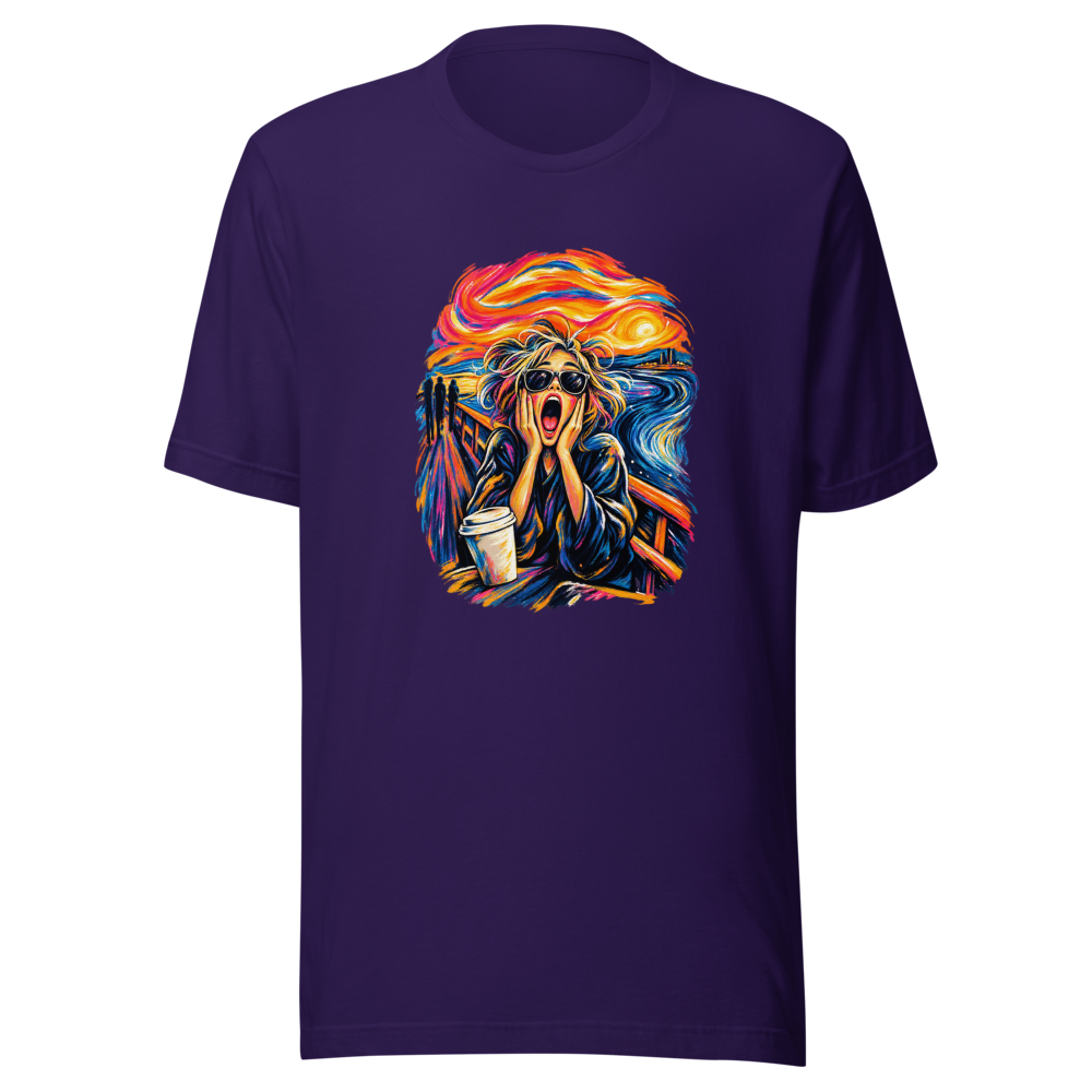 The Greatest Freakout Ever Oil Painting T-Shirt - Image 3