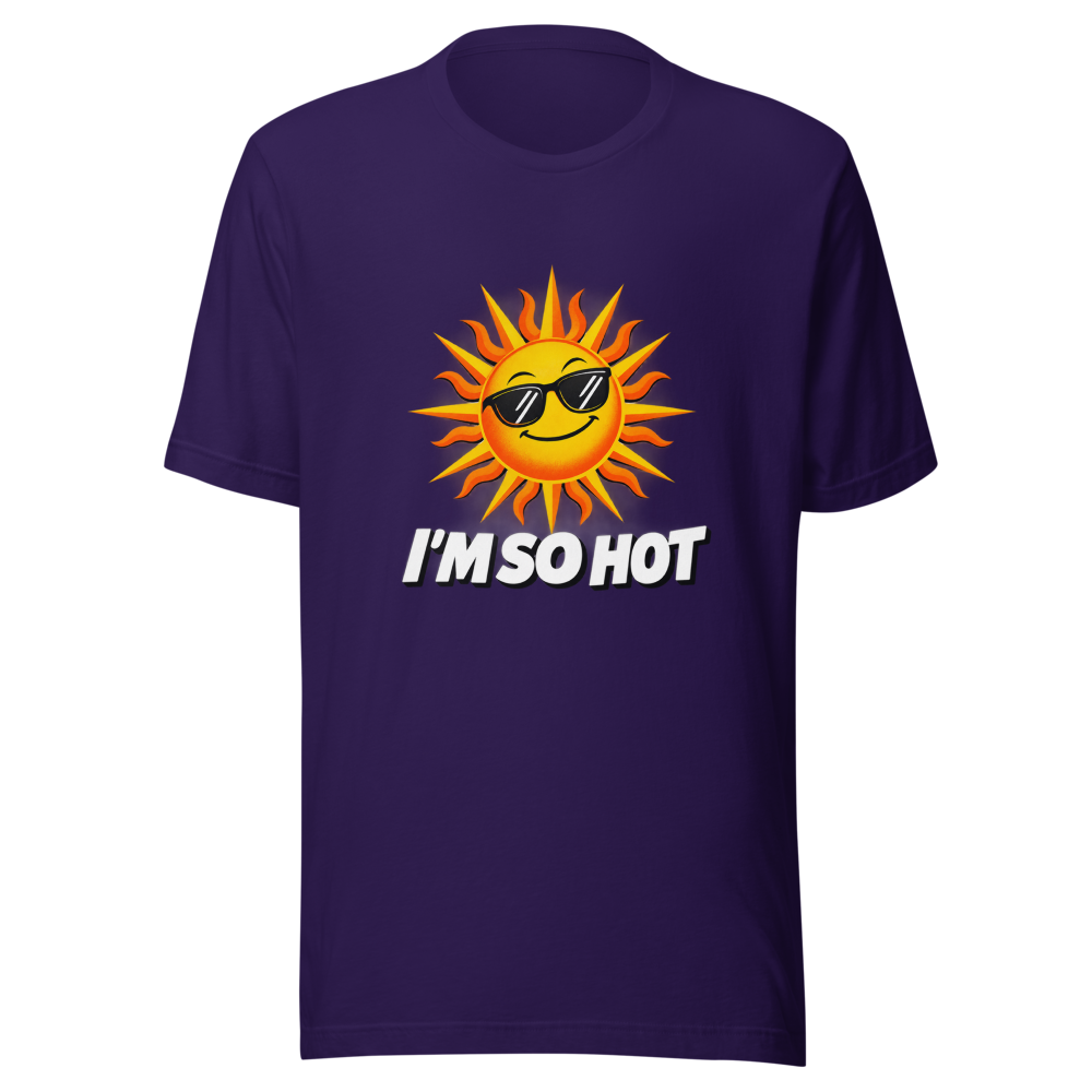 Feeling the Heat? Iconic 'I'm So Hot' Graphic Tee - Image 3