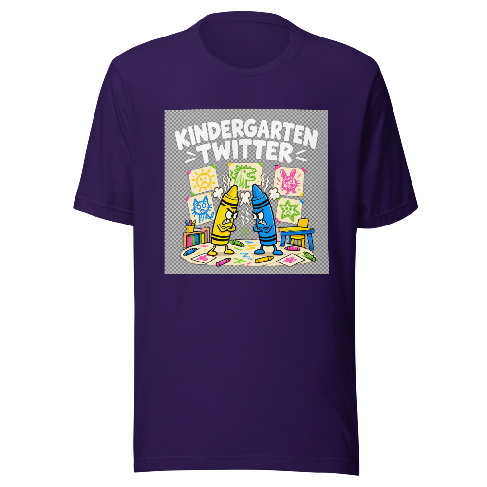 Kindergarten Twitter Is Heating Up Funny T-Shirt - Image 3