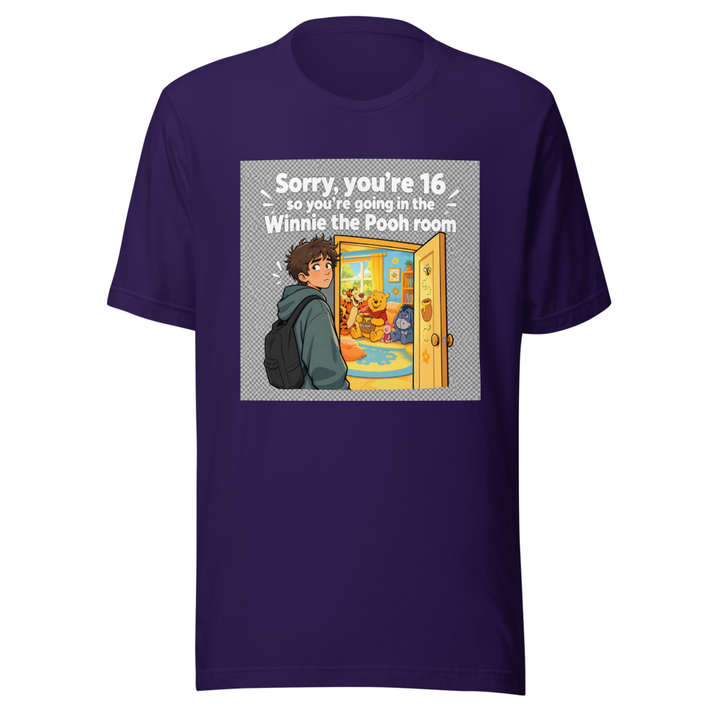 Winnie the Pooh Room Viral Tweet T-Shirt - Image 3
