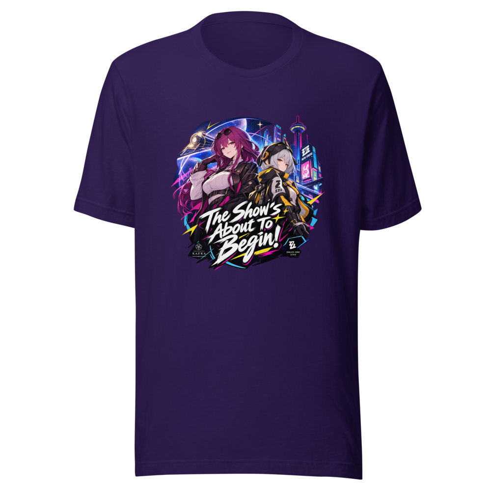 Zenless Zone Zero x Honkai Star Rail Crossover T-Shirt - Image 3