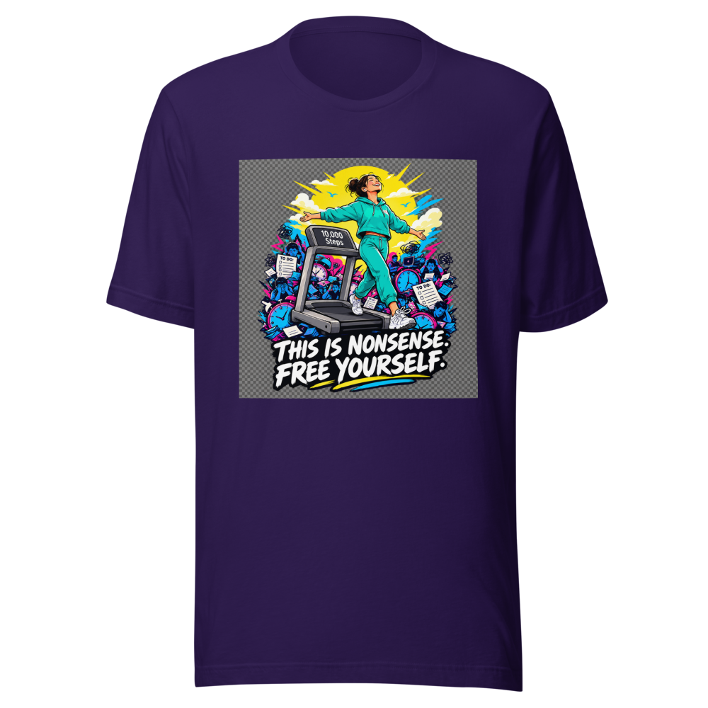 Escape the Hustle Culture Propaganda T-Shirt - Image 3