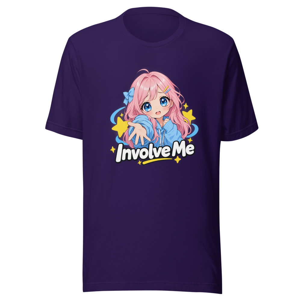 Involve Me T-Shirt: Viral Meme & Kawaii Art - Image 3
