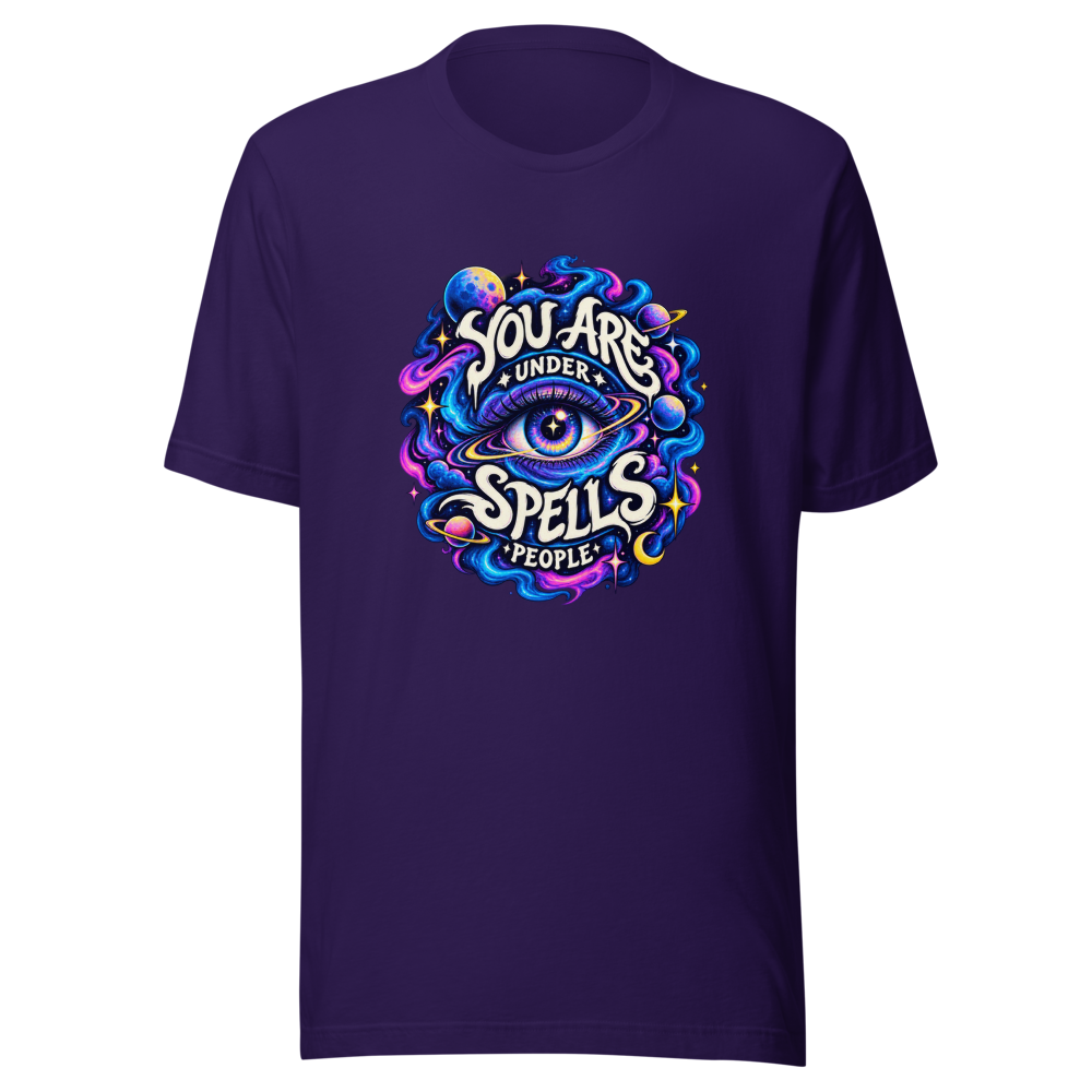 You Are Under Spells Meme T-Shirt - Image 3