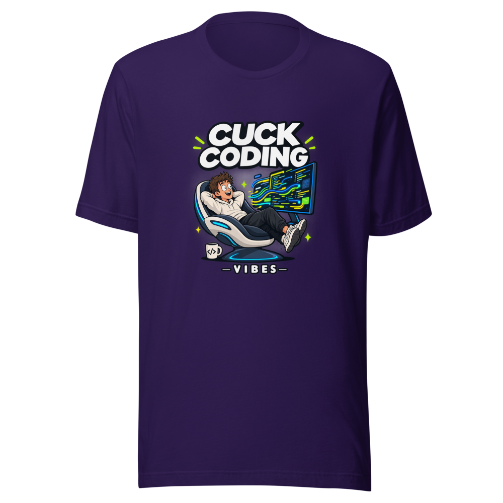Cuck Coding Vibes T-Shirt - Image 3