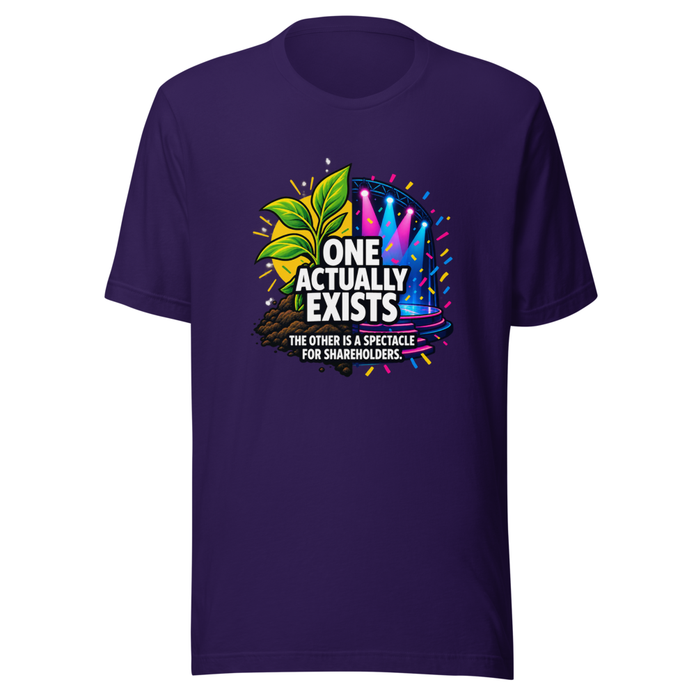 Shareholder Spectacle vs. Real Deal T-Shirt - Image 3