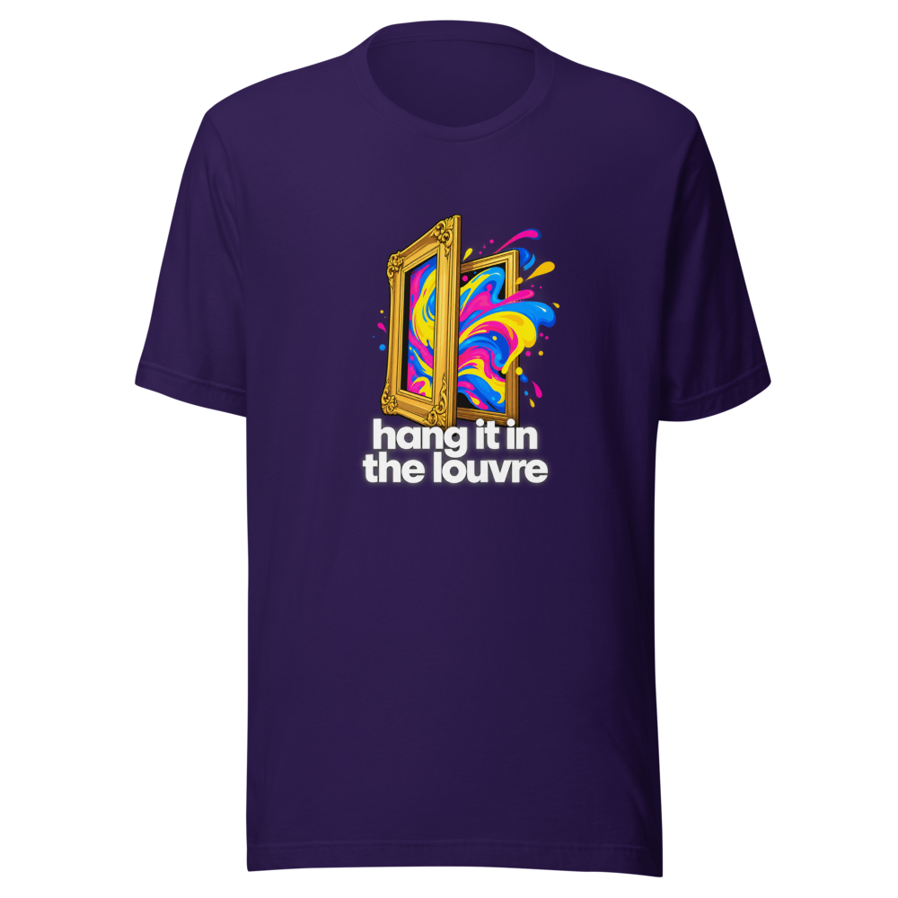 Hang It In The Louvre Viral Art T-Shirt - Image 3