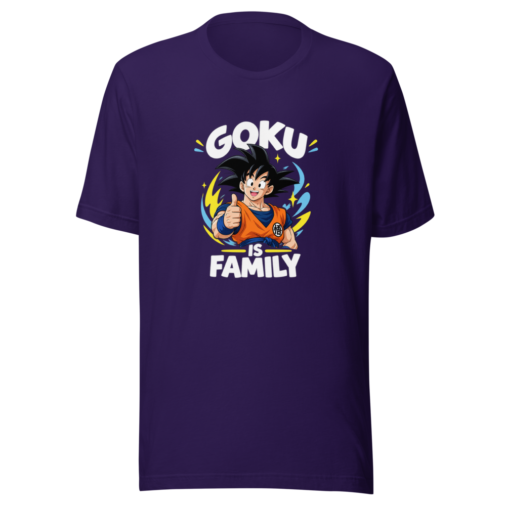 Goku Is Family Not Bae Anime Fan T-Shirt - Image 3