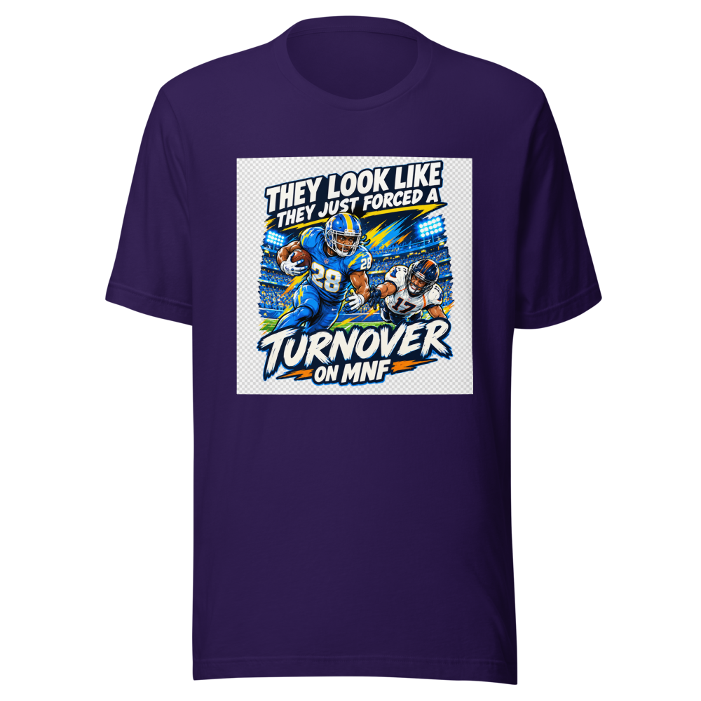 Turnover On MNF Vibes T-Shirt - Image 3