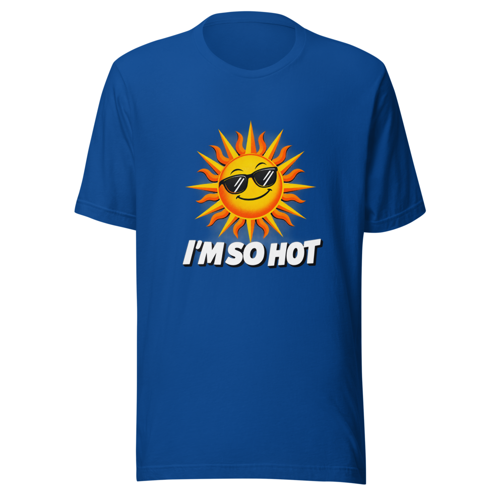 Feeling the Heat? Iconic 'I'm So Hot' Graphic Tee - Image 8