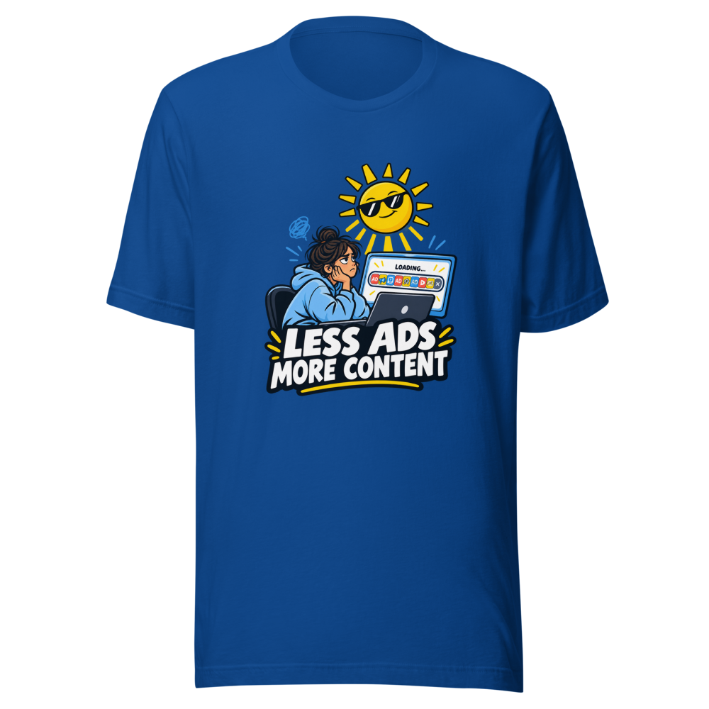 YouTube Ad Overload Tee - Image 8