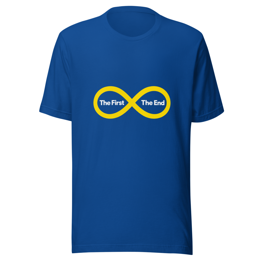 The First. The End. Minimalist Infinity Symbol Tee - Image 8