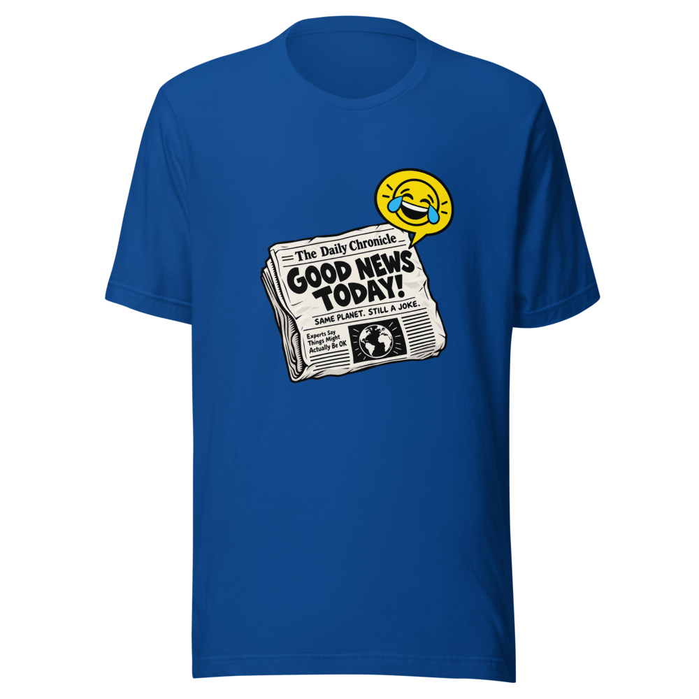 Hilarious Uni Satire Newspaper Tee - Image 8