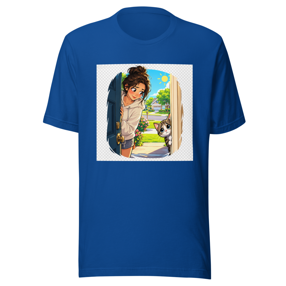 Neighbor Cat Rescue Mission Cool T-Shirt - Image 8