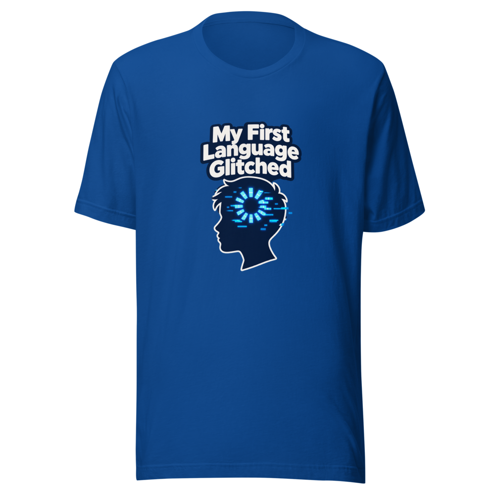 First Language Freeze T-Shirt: Brain Glitch Tee - Image 8