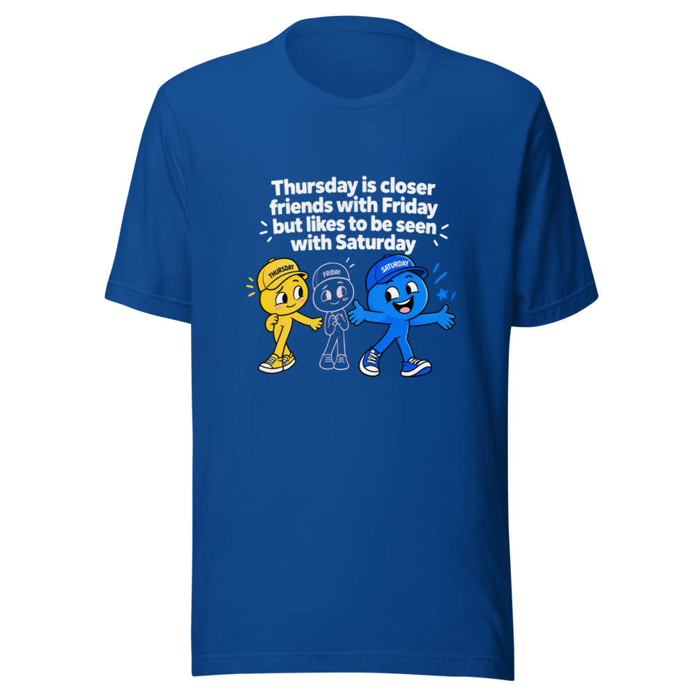 Thursday & Saturday BFF Vibes Tee - Image 8