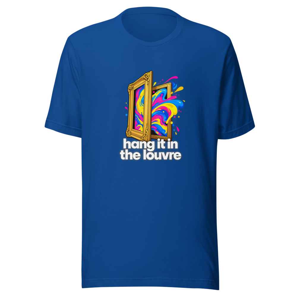 Hang It In The Louvre Viral Art T-Shirt - Image 8