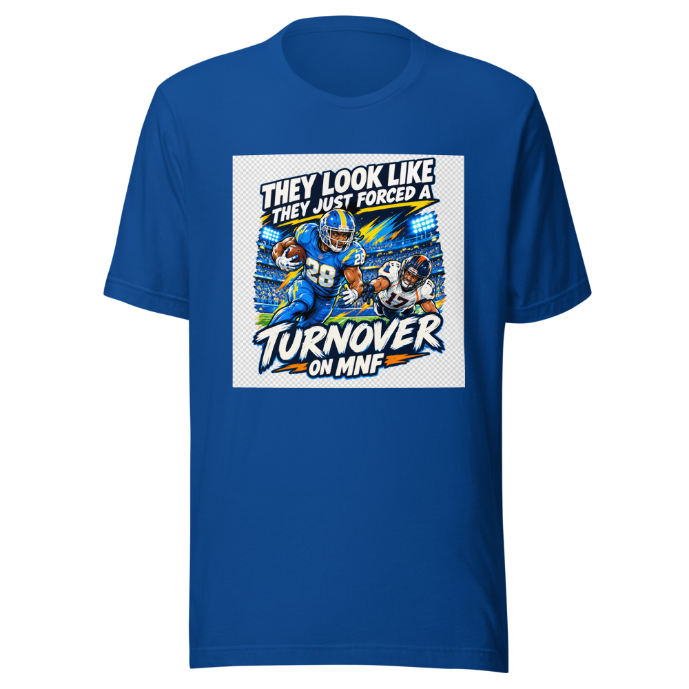 Turnover On MNF Vibes T-Shirt - Image 8